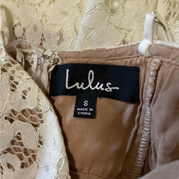 Lulu's White Lace Midi Dress - Picture 3 of 3